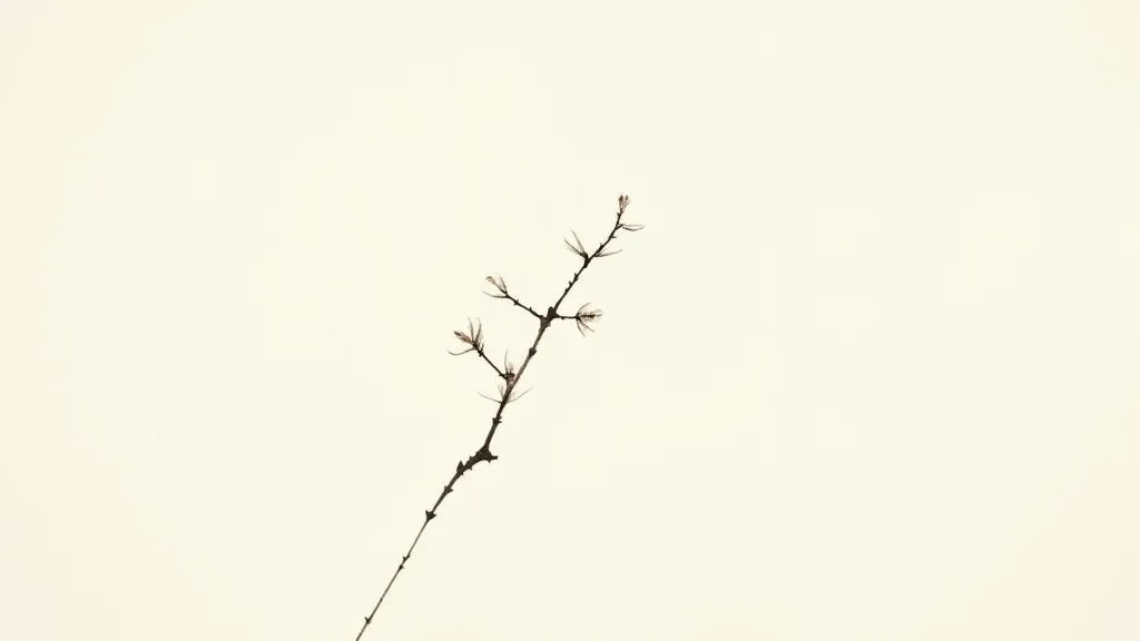 Plum blossom painting in Sumie style